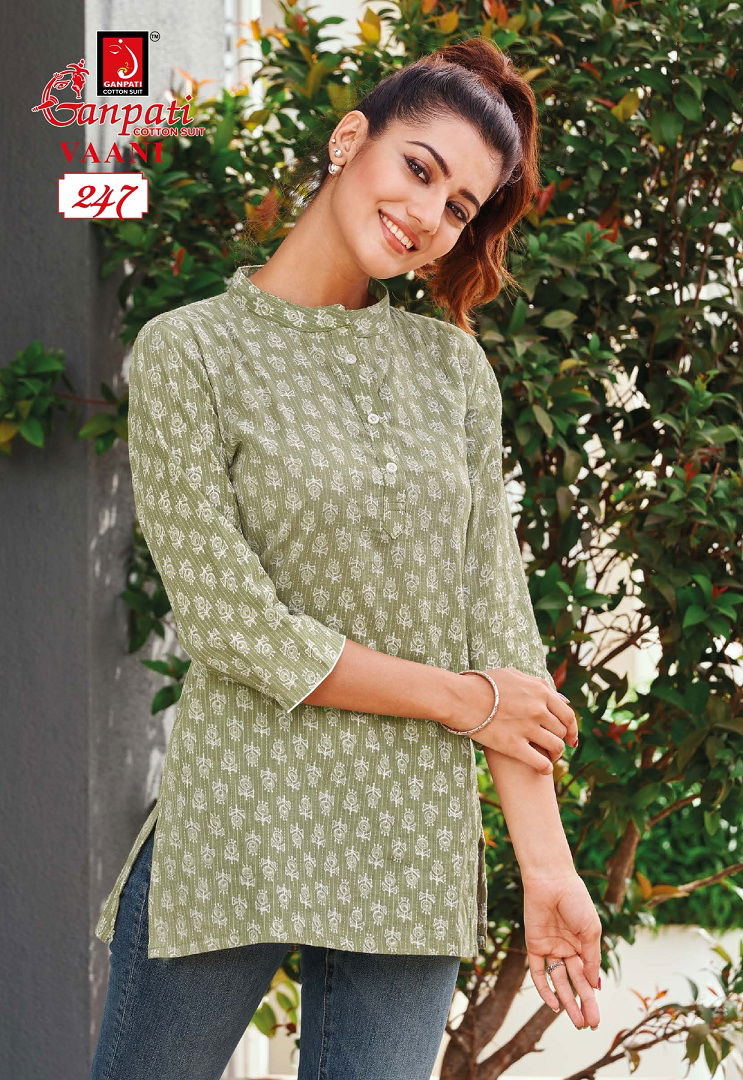 Vaani Vol 2 By Ganpati Summer Special Cotton Ladies Top Wholesale Price In Surat